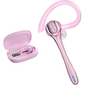 سماعات الأذن اللاسلكية سماعة Bluetooth مع الضوضاء لإلغاء MIC 160H وقت الاستعداد ، سماعات أذن مجانية أذن واحدة لأجهزة iPhone Android Samsung Home PC PC TV Gameer Worker Work