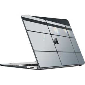 Fintie Case لـ 13.8 بوصة Microsoft Surface Laptop 7 2024 (النموذج: 2036) - Slip Slip Snap على غطاء القشرة الصلبة (واضحة بلورية)