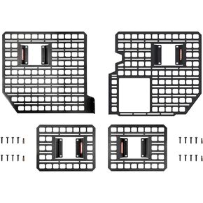 BuiltRight Industries Bedside Rack MOLLE Panel System | for Ford F-150 (2015-2024), Made in USA, Heavy Duty Steel, The Original None 4 Piece Kit 2015-2020 in Kuwait