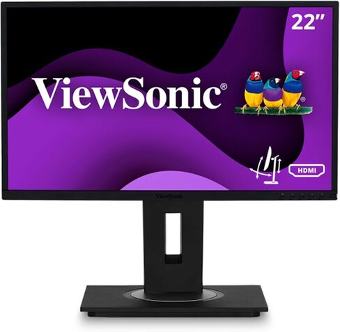 شاشة فيوسونيك VG2748A مقاس 27 بوصة IPS 1080 بكسل مريحة مع حواف رفيعة للغاية ومنفذ HDMI ومنفذ عرض وUSB وVGA وإمالة 40 درجة للمنزل والمكتب، أسود in Kuwait