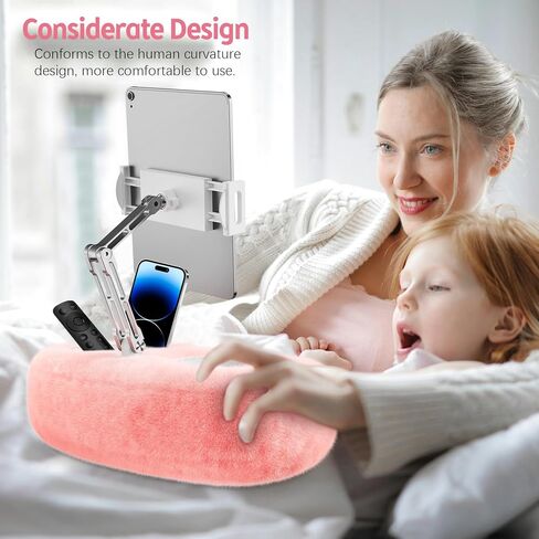 Creadream Tablet Tablet Kindle Stand Palow ، حامل حامل وسادة iPad قابل للتعديل مع 2 أوعية خفيفة لكرسي أريكة سرير في اللفة ، متوافق مع 4.7 "-13" قرص ، iPad ، iPhone ، Google ، Samsung ، Kindle in Kuwait
