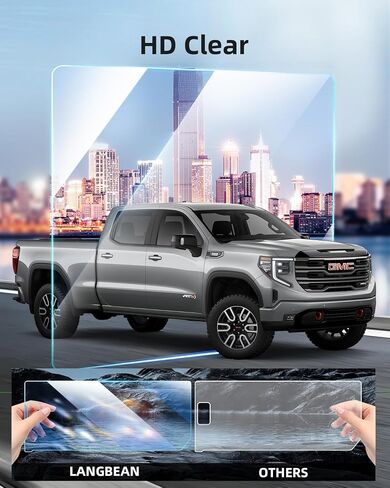 واقي شاشة 3pcs لعام 2022-2025 GMC Sierra 1500 SLE/Elevation/SLT 13.4 بوصة شاشة تعمل باللمس in Kuwait