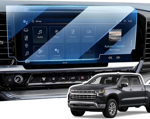 واقي شاشة 3pcs لعام 2022-2025 GMC Sierra 1500 SLE/Elevation/SLT 13.4 بوصة شاشة تعمل باللمس in Kuwait