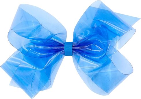 ربطة شعر سباحة من الفينيل ملونة نابضة بالحياة للفتيات من Wee Ones على مشبك WeeStay، مقاس متوسط، أصفر نيون in Kuwait