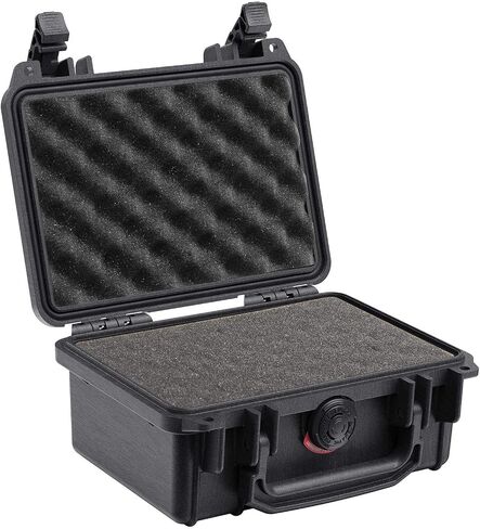 Pelican 1120 Case With Foam (Yellow) | Watertight hard case with foam insert and purge valve for photography, travel and equipment protection in Saudi Arabia