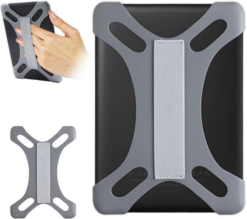 حزام يدوي عالمي لـ 6-7 lnch Kindle Ereader ، Kobo/Pocketbook/Tolino/Paperwhite/Nook Ereader ， لـ 6 "، 6.8" ، 7 "قارئًا مع حزام يدوي مرتفع ، أسود in Kuwait