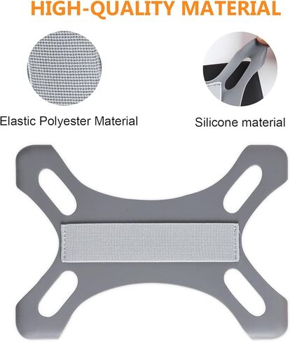 حزام يدوي عالمي لـ 6-7 lnch Kindle Ereader ، Kobo/Pocketbook/Tolino/Paperwhite/Nook Ereader ， لـ 6 "، 6.8" ، 7 "قارئًا مع حزام يدوي مرتفع ، أسود in Kuwait