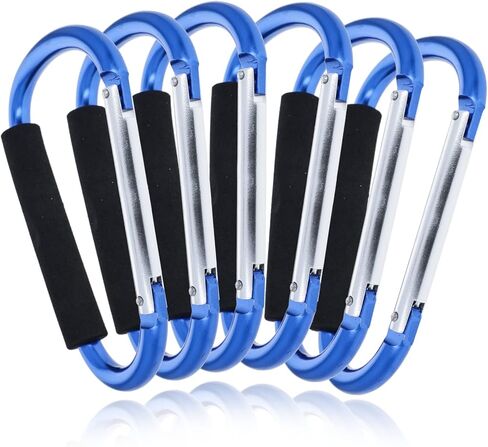 Jumbo 6.5" XL Carabiner Key Chain with Hand Grip (Many Colors) in Kuwait