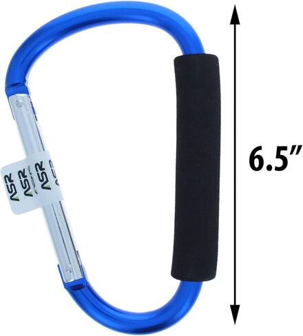Jumbo 6.5" XL Carabiner Key Chain with Hand Grip (Many Colors) in Kuwait