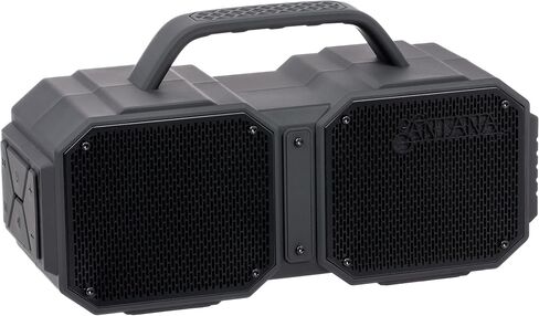 SANTANA BY CARLOS SANTANA Samba 40W High-Power Bluetooth Speaker with 48mm Drivers, Isolated Subwoofer, IP67 Waterproof, True Wireless Surround Sound, 20+ Hours Battery Life | Black | 2 Pack in Kuwait