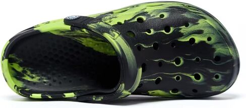 أطفال بنين والبنات قباقيب سوداء مموهة للأطفال أحذية الشاطئ الكلاسيكية رخامية التعادل صبغ تسد طفل صغير in Kuwait