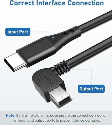 Dash Cam Power Cord,(10Ft)USB C to USB C Dashcam Charger Cable,Mirror Camera Charging Cable,90 Degree Type C Dash Cams Replacement Power Cord,Rearview Cameras Charger Adapter Wire(Charging Only) in Kuwait