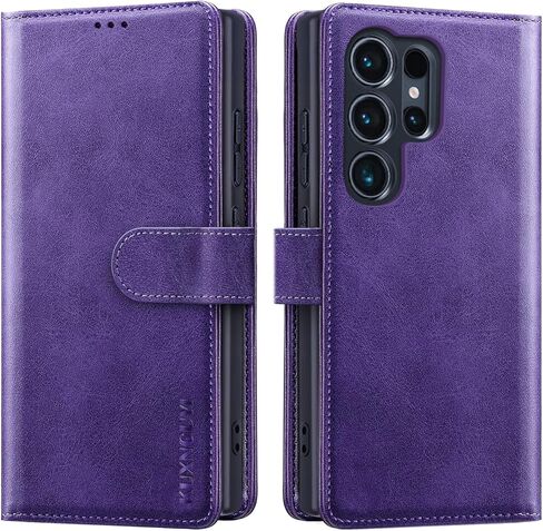 ل Samsung Galaxy S25 Ultra Wallet Case مع حامل بطاقة الائتمان ، Flip Pu Leather 25ultra 5G S25ULTRA COVERTENT WONED FOR in Kuwait