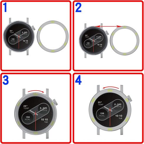 غطاء علبة discool متوافق مع CMF Watch Pro 2 Smartwatch Soft Anti anti PC PC PCAPESS Excesssore Smart Smart Watch (Black) in Kuwait