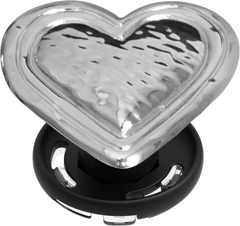 One-Touch Phone Grip with Expanding Kickstand, Expanded Grip Space, Easy Attachment and Detachment, Reinforced Adhesive Film Included, Deflick - Plumping Heart Glossy Gold in Kuwait