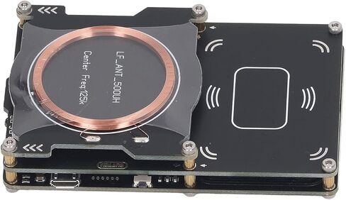 NFC Card Reader Writer, Card Copier NFC Card Reader Kit 512kb Memory IC ID Card Copier Reader Writer with UID Cards, Stationary Credit Card Readers (1 T5577 Card 3 UID Cards and in Kuwait