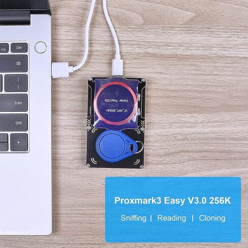 NFC Card Reader Writer, Card Copier NFC Card Reader Kit 512kb Memory IC ID Card Copier Reader Writer with UID Cards, Stationary Credit Card Readers (1 T5577 Card 3 UID Cards and in Kuwait