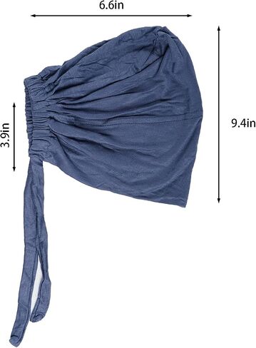 4Pcs Women Under Scarf Hats Hijab Caps Under Scarf Hijab Bonnet Caps Under Hijab Caps Under Hijab Caps Adjustable Under Scarf Hats Hijab Scarfs for Women with Tie Back Closure in Saudi Arabia