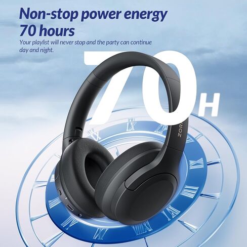 Z1 Pro ANC Wireless Headsones Sound Hifi ، Bluetooth 5.3 سماعات الرأس بطارية 70 ساعة ، Enc Call Call Loveduction IPX4 Design Design Headphone Beige in Saudi Arabia