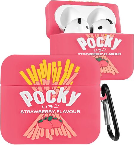 Toyuma for AirPods 4 Case 2024 Cute Kawaii Cartoon - Cover Funny 3D Soft Silicone Cover مع سلسلة مفاتيح للنساء المراهقات القضية للقرون الهوائية 4 ، قوس قزح in Kuwait