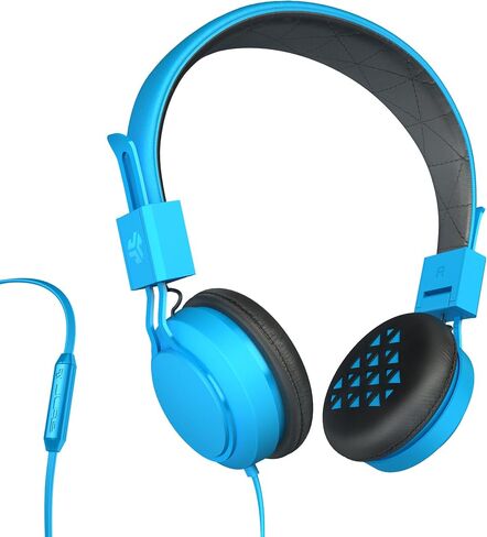 JLab Audio Intro Premium On-Ear Headphones, with Universal Mic (Black) in Kuwait