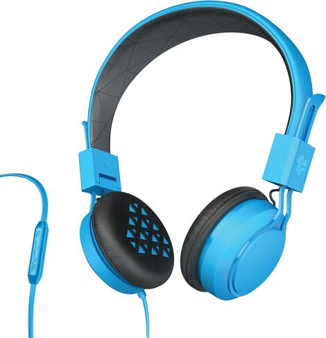 JLab Audio Intro Premium On-Ear Headphones, with Universal Mic (Black) in Kuwait