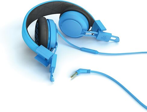 JLab Audio Intro Premium On-Ear Headphones, with Universal Mic (Black) in Kuwait