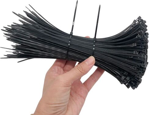 Zip Ties 8 Inch，500 Packs Nylon Cable Ties Heavy Duty Outdoor -White in Kuwait