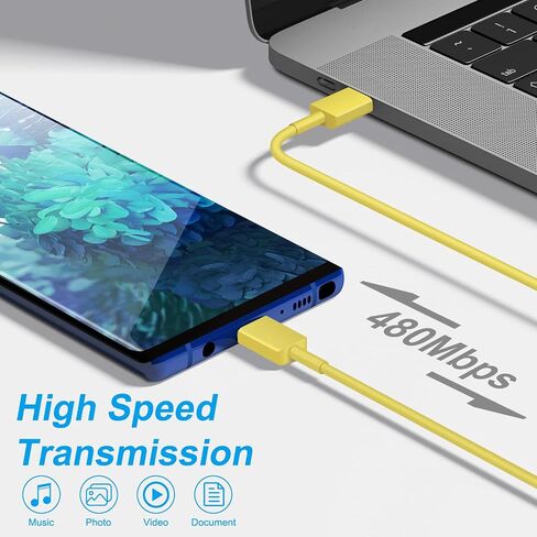 45W USB C Super Fast Charger, Type C Charger Fast Charging Wall Block with 6Ft Fast Charging Cable for Galaxy S24 Ultra/S24/S23 Ultra/S23+/S23/S22/S21/S20/Note 20/Note 10（Green） in Kuwait