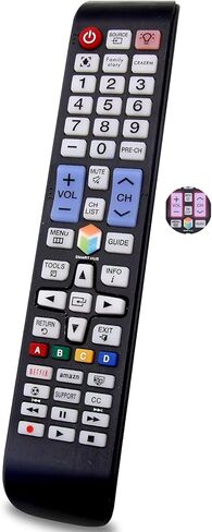 Universal Remote Control لأجهزة التلفزيون ، مشغل DVD/Blu-ray ، مشغلات البث ، مكبر صوت Soundbar ، مربع الكابلات ، سبل الأقمار الصناعية 8 في 1 Universal Remote مع أزرار الإضاءة الخلفية in Kuwait