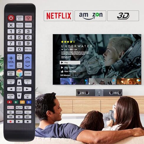 Universal Remote Control لأجهزة التلفزيون ، مشغل DVD/Blu-ray ، مشغلات البث ، مكبر صوت Soundbar ، مربع الكابلات ، سبل الأقمار الصناعية 8 في 1 Universal Remote مع أزرار الإضاءة الخلفية in Kuwait