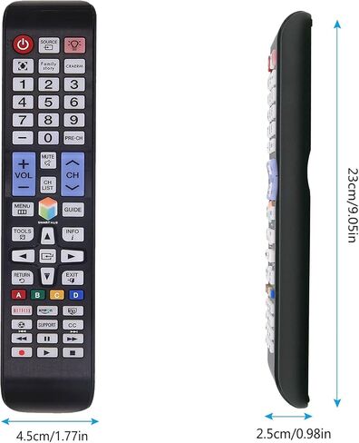 Universal Remote Control لأجهزة التلفزيون ، مشغل DVD/Blu-ray ، مشغلات البث ، مكبر صوت Soundbar ، مربع الكابلات ، سبل الأقمار الصناعية 8 في 1 Universal Remote مع أزرار الإضاءة الخلفية in Kuwait