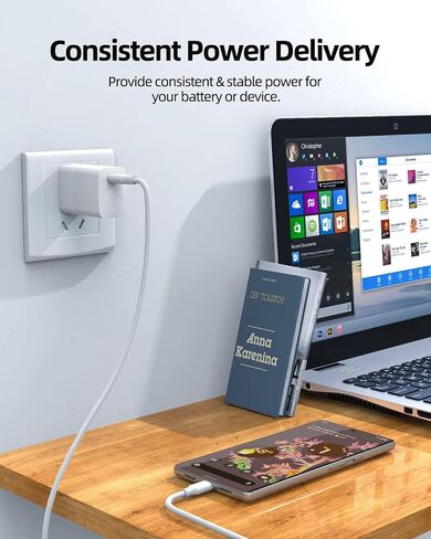 قابلة للطي 20W شحن سريع شحن لشاحن Google Pixel- (متوافق مع Pixel 8 8 Pro 7 7a 7 Pro 6A 6A 6Pro 5 5A 4A 4 3 3A 2 XL 2XL 3XL 4XL و 6FT CABLE CABLE CABLE COLL) (أسود) in Kuwait