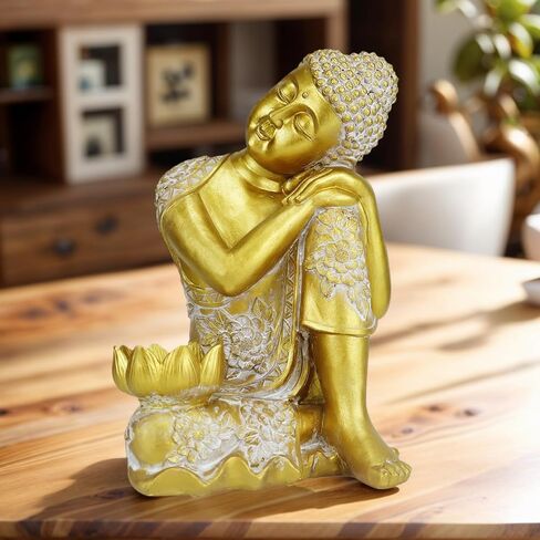 Zen Meditation Buddha Statue Candle Holder Spiritual Room Decor Buddha Sculpture Home Decor in Saudi Arabia
