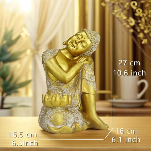 Zen Meditation Buddha Statue Candle Holder Spiritual Room Decor Buddha Sculpture Home Decor in Saudi Arabia