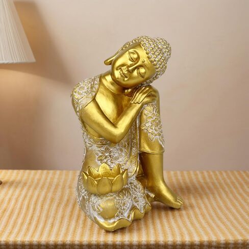 Zen Meditation Buddha Statue Candle Holder Spiritual Room Decor Buddha Sculpture Home Decor in Saudi Arabia