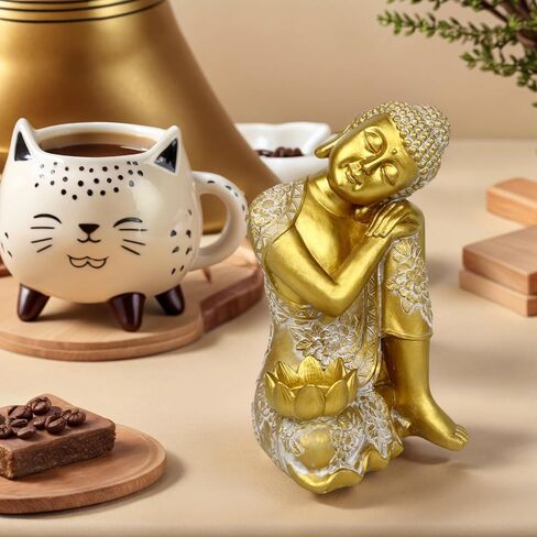 Zen Meditation Buddha Statue Candle Holder Spiritual Room Decor Buddha Sculpture Home Decor in Saudi Arabia