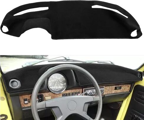 غطاء لوحة القيادة غطاء داش مناسب لسيارة VW Volkswagen Beetle 1998-2010 (أسود) Z11 in Kuwait