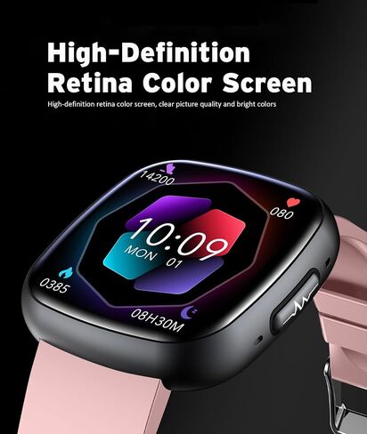 Advanced Health & Fitness Smartwatch,1.72'' HD Touchscreen,Men's Smartwatch,100+ Exercise Modes,24/7 Heart Rate,Blood Oxygen,Stress,Sleep Tracking,Waterproof Fitness Tracker (Gray) in Saudi Arabia