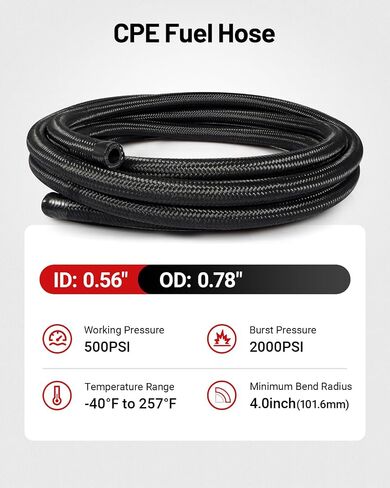 EVIL ENERGY 10AN Oil Catch Can, Breather Tank with AN10 Fuel Line Kit Nylon Braided CPE 10FT in Saudi Arabia