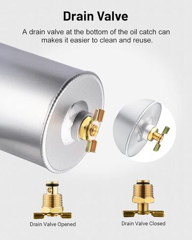 EVIL ENERGY 10AN Oil Catch Can, Breather Tank with AN10 Fuel Line Kit Nylon Braided CPE 10FT in Saudi Arabia