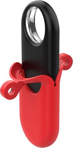 for Samsung Galaxy SmartTag2 Case Cover, 4 Pack Protective Silicone Case Cover and One Keychain for Galaxy Smart Tag 2 (2023) with Key Ring for Keys, Wallet, Pets (Black/White/Pink/Mint) in Kuwait