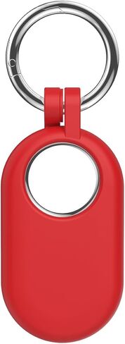 for Samsung Galaxy SmartTag2 Case Cover, 4 Pack Protective Silicone Case Cover and One Keychain for Galaxy Smart Tag 2 (2023) with Key Ring for Keys, Wallet, Pets (Black/White/Pink/Mint) in Kuwait