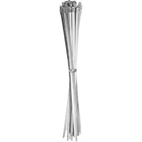 Harfington 50pcs zip metal leghs ، alsh inch/450mm leghles stefit stition stits ، 198 رطل روابط سلك الكابلات القفل الذاتي للتركيبات الكهربائية في الهواء الطلق ، قوارب بحرية ، حديقة