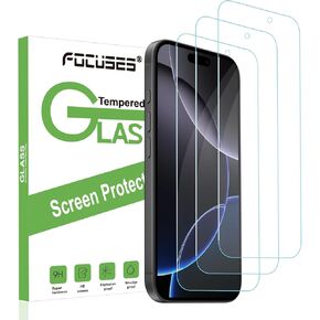 واقي شاشة الضوء الأزرق لجهاز iPhone 16 Pro 3 Pack Atti Light Light Glass for iPhone 16 Pro (6.3inch) in Kuwait