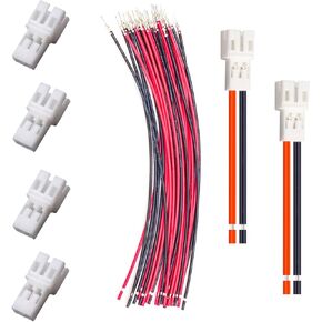 JST Cable Connector Kit ， JST VH 3.96 4 PIN Connector JST VH Cable Cable Connector 3.96mm JST VHR Preem Preed Breed Crowped Sets 18awg 21cm 8 Sets (KS-VH-4P-F-8)