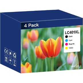 Osir LC401XL Ink Cartridges Combo Pack LC401XL LC401 (4 Pack)