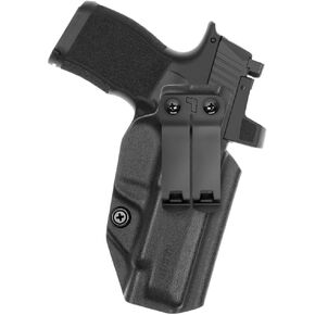 tulster iwb profile+ الحافظة في اليد اليمنى: sig p365xl | متوافق مع Optic داخل ملحق Weistband المخفي Carry Kydex Holster