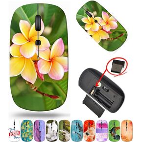 Maizi Laptop Mouse لجهاز الكمبيوتر المحمول للكمبيوتر Chromebook ، معرف صورة الفئران المحمولة: 21693342 Pink و Purple Flowe 2.4 GHz Mouse مصنوع في الولايات المتحدة الأمريكية