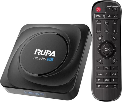 8K Android TV Box، 8GB RAM 128GB ROM يدعم 1000M LAN ثنائي النطاق WiFi 2.4G/5G، 8K/6K/4K HDR10 3D Smart TV Box in Saudi Arabia
